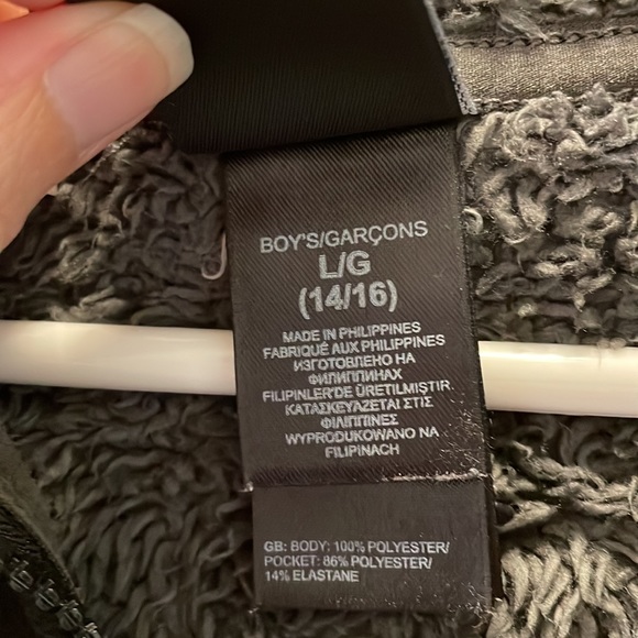 Boys North Face Sherpa Lined Fleece Jacket - Picture 4 of 5